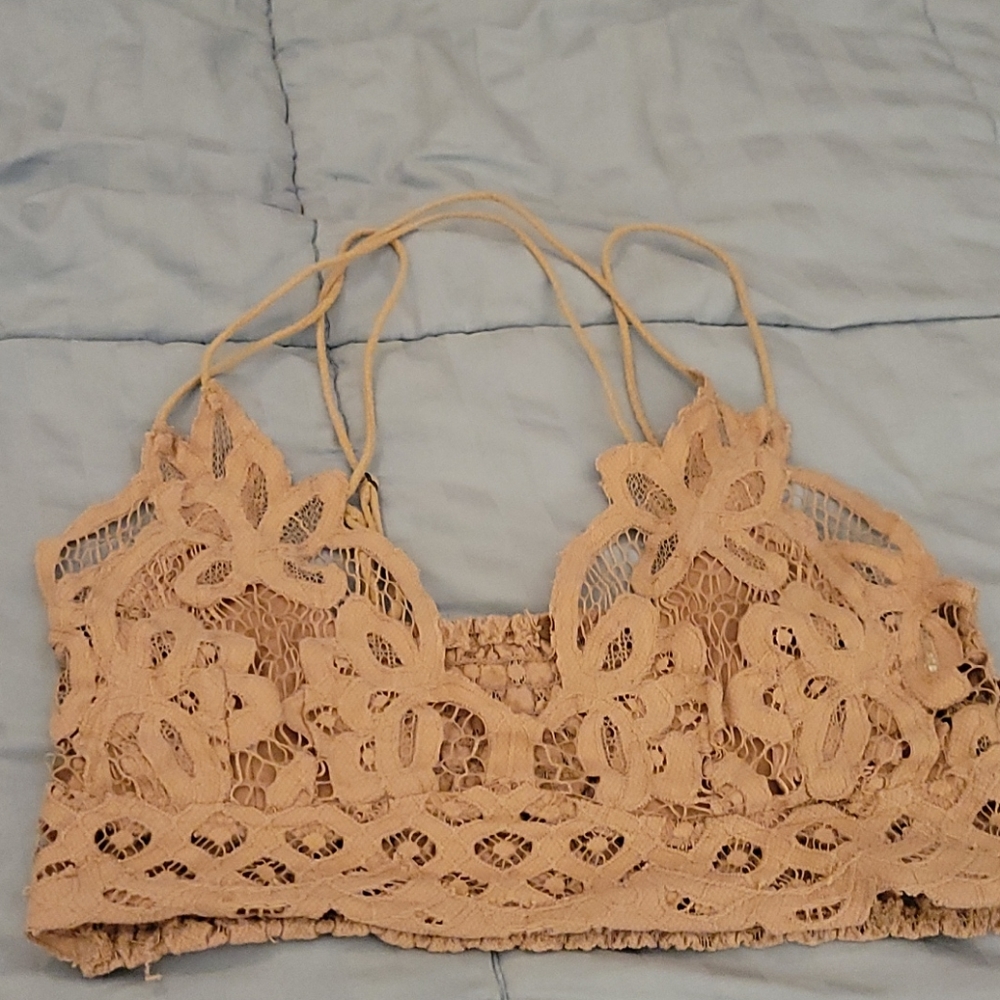 Free People Bralette size med tan